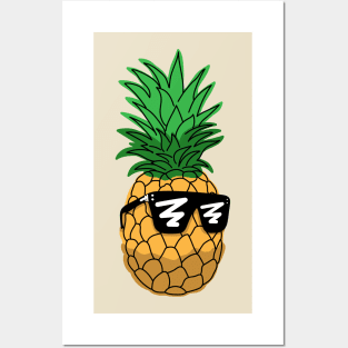 Cool Dude Pineapple Posters and Art